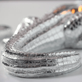 Silver Grand Alligator Candle