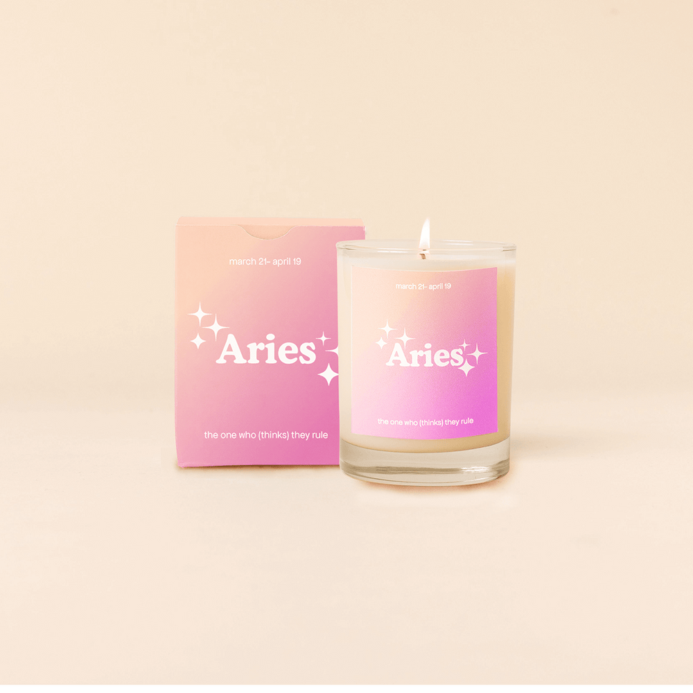 TALKING OUT OF TURN - ARIES CANDLE